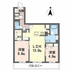 鶴見緑地駅 徒歩8分 2階の物件間取画像